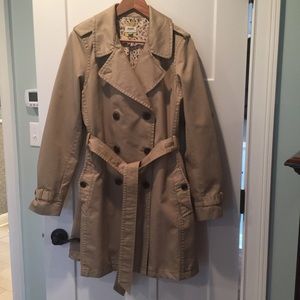 Women's Fossil Khaki/Tan Trench Coat